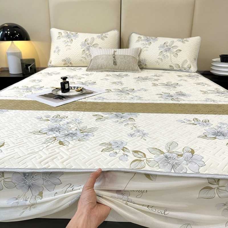 Jääsiidist jahutusmattide komplekt – viskooskiud, Jacquard kudumine, pestav, 3-osaline komplekt, kaasaegne stiil