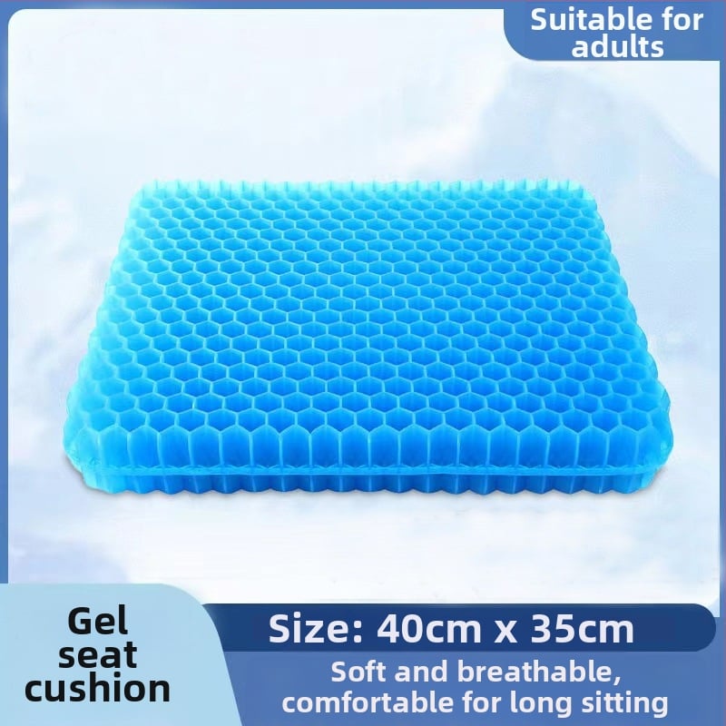 Perna de șezut din latex cu umplutură gel, culoare solidă, pentru exterior și birou, stil modern minimalist