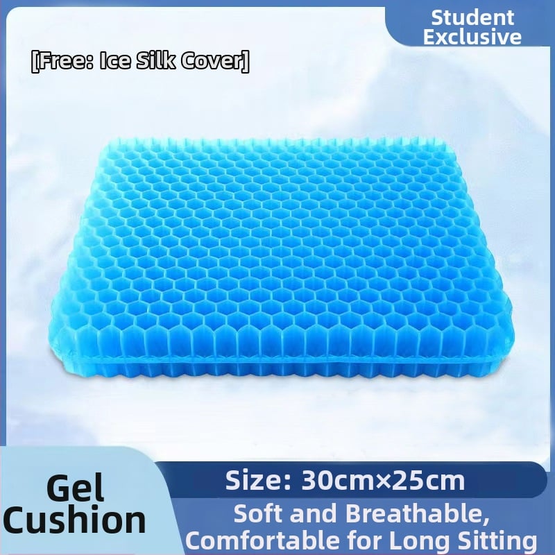 Perna de șezut din latex cu umplutură gel, culoare solidă, pentru exterior și birou, stil modern minimalist