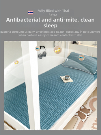 Gultas palags studentu kopmītnēs, dabīgs latekss, lateksa saturs 90% vai vairāk, drukāts audums, universāls stils