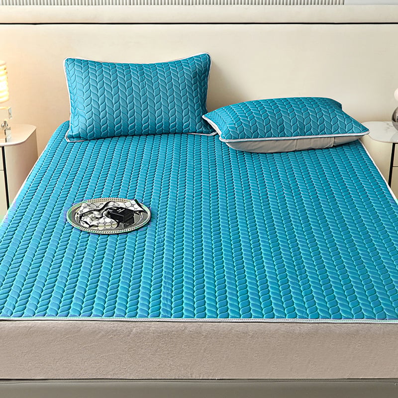 Sintētiskā lateksa dzesēšanas mats vasarai, saliekams un mazgājams veļas mazgājamā mašīnā, viegls luksusa stils, lateksa saturs 90%+