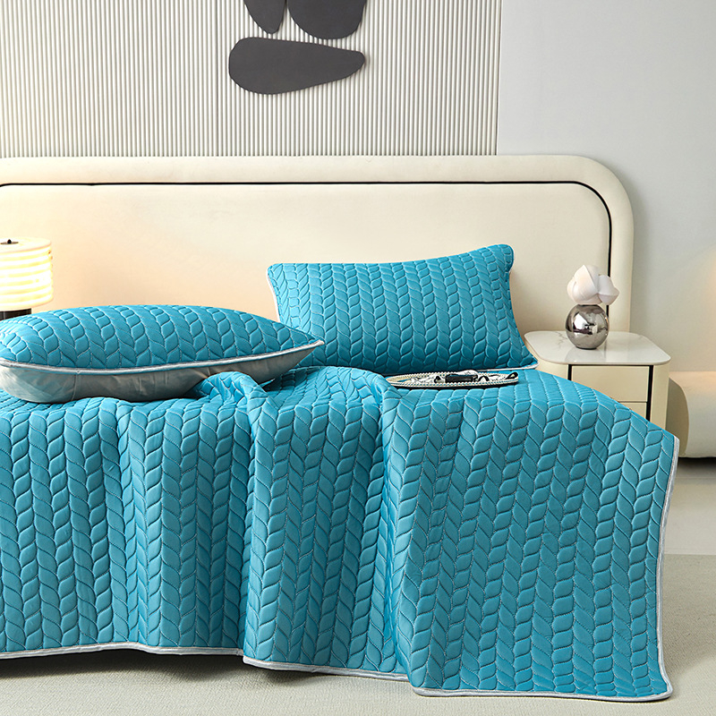 Sintētiskā lateksa dzesēšanas mats vasarai, saliekams un mazgājams veļas mazgājamā mašīnā, viegls luksusa stils, lateksa saturs 90%+