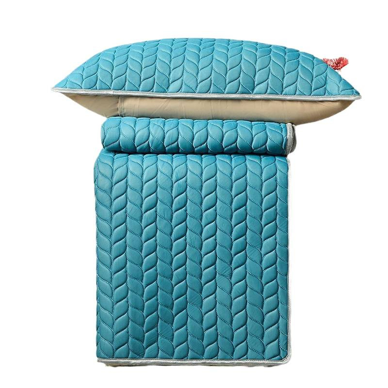 Sintētiskā lateksa dzesēšanas mats vasarai, saliekams un mazgājams veļas mazgājamā mašīnā, viegls luksusa stils, lateksa saturs 90%+