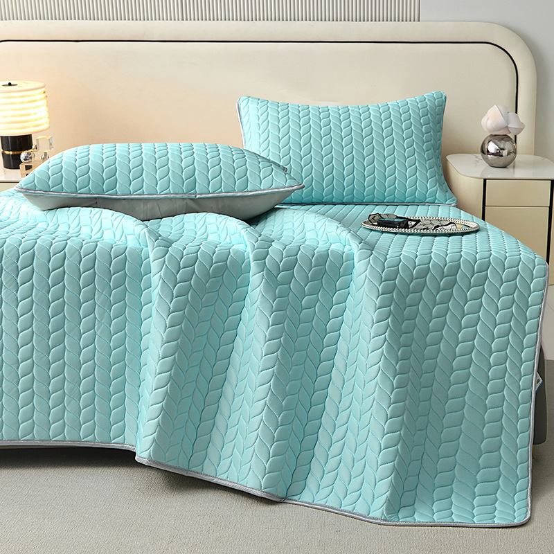 Sintētiskā lateksa dzesēšanas mats vasarai, saliekams un mazgājams veļas mazgājamā mašīnā, viegls luksusa stils, lateksa saturs 90%+