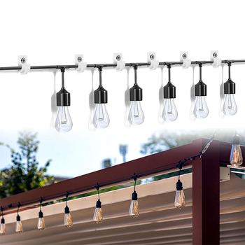 ABS υλικό, βιδωτός γάντζος για φωτιστικά καλώδια και κρεμάστρες φυτών; μοντέρνος μινιμαλιστικός σχεδιασμός, φορτίο έως 2 kg