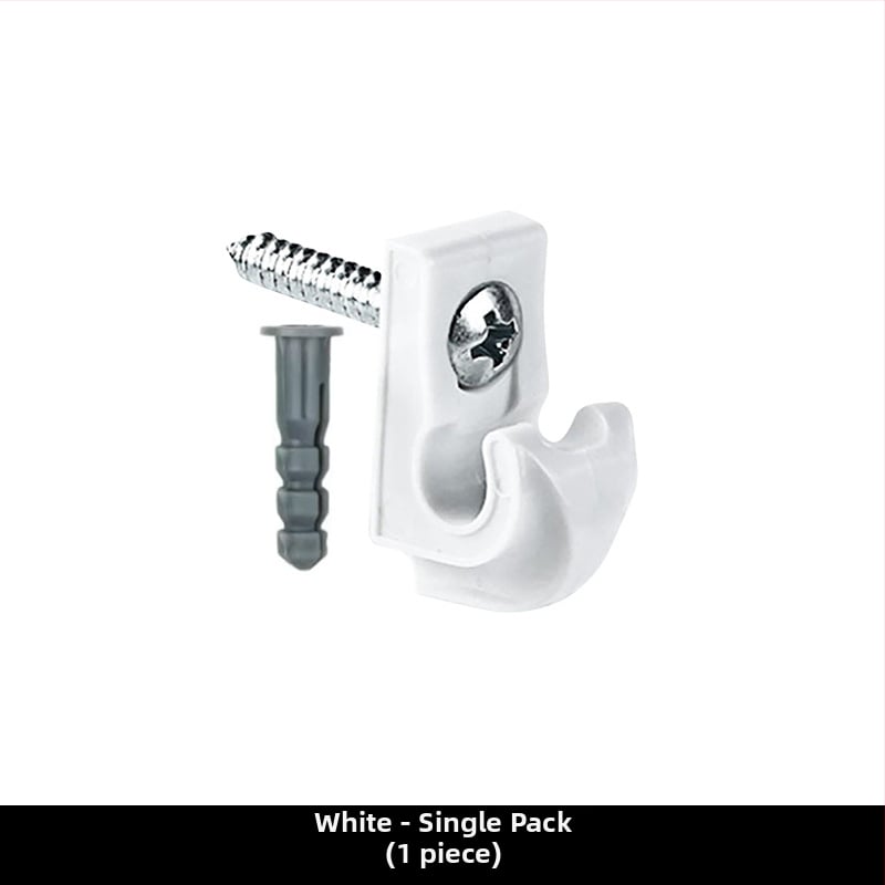 ABS υλικό, βιδωτός γάντζος για φωτιστικά καλώδια και κρεμάστρες φυτών; μοντέρνος μινιμαλιστικός σχεδιασμός, φορτίο έως 2 kg