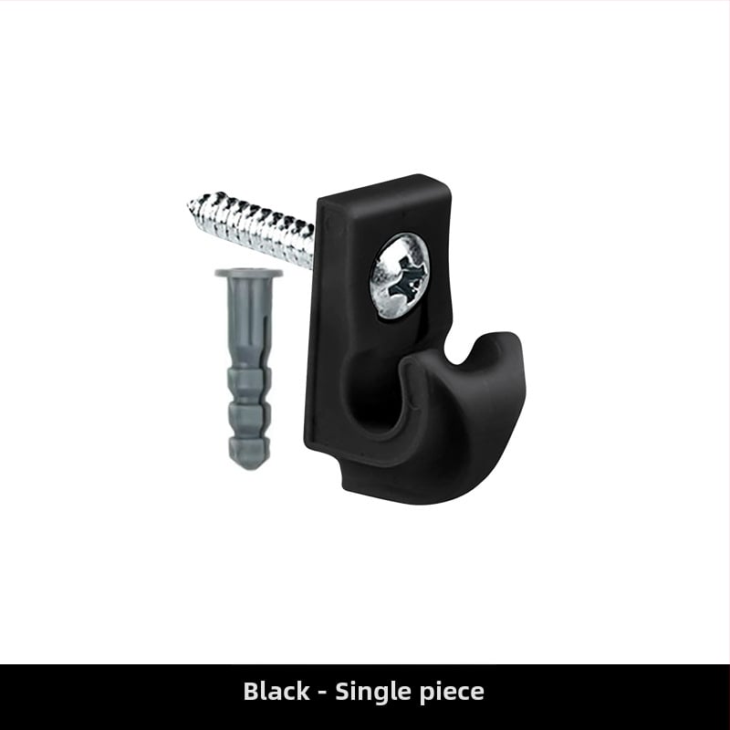 ABS υλικό, βιδωτός γάντζος για φωτιστικά καλώδια και κρεμάστρες φυτών; μοντέρνος μινιμαλιστικός σχεδιασμός, φορτίο έως 2 kg