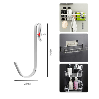 Roostevabast terasest riidehaak, mitme rea disain, kaasaegne minimalistlik stiil, kandevõime 1–3 kg