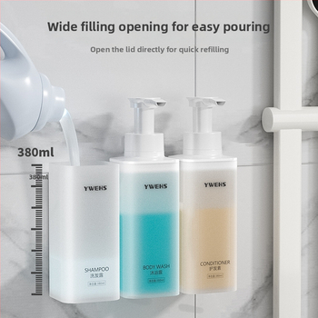 Fali szappanadagoló hotelfürdőhöz – pumpás habadagoló, ABS, 600 g, injektív öntés, könnyű luxus stílus