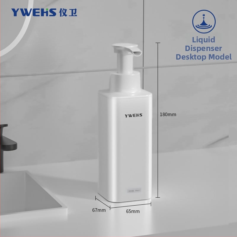 Fali szappanadagoló hotelfürdőhöz – pumpás habadagoló, ABS, 600 g, injektív öntés, könnyű luxus stílus