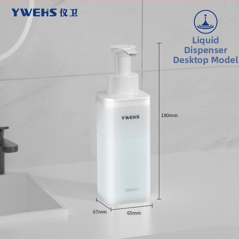 Fali szappanadagoló hotelfürdőhöz – pumpás habadagoló, ABS, 600 g, injektív öntés, könnyű luxus stílus