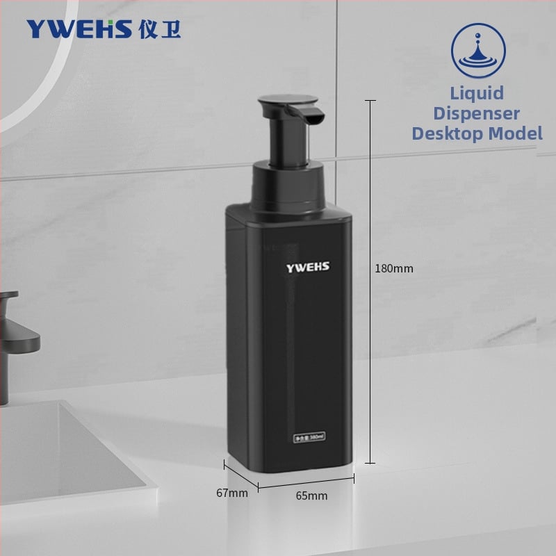 Fali szappanadagoló hotelfürdőhöz – pumpás habadagoló, ABS, 600 g, injektív öntés, könnyű luxus stílus