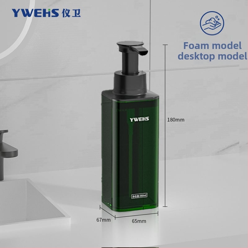 Fali szappanadagoló hotelfürdőhöz – pumpás habadagoló, ABS, 600 g, injektív öntés, könnyű luxus stílus