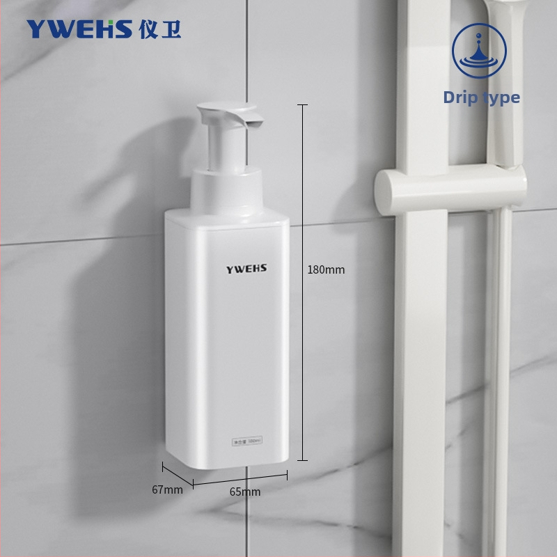 Fali szappanadagoló hotelfürdőhöz – pumpás habadagoló, ABS, 600 g, injektív öntés, könnyű luxus stílus