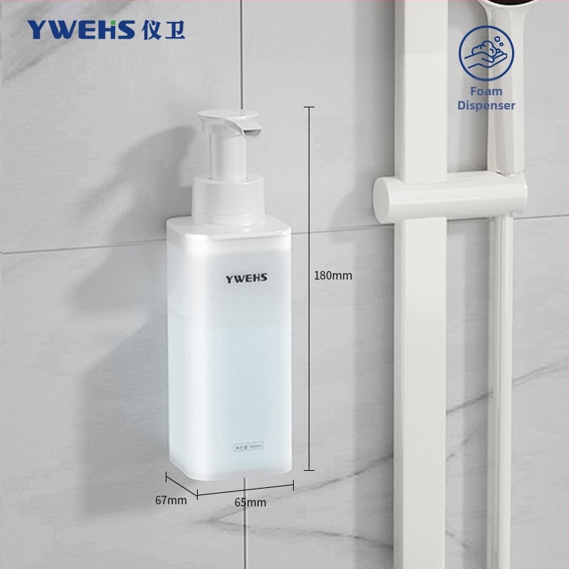 Fali szappanadagoló hotelfürdőhöz – pumpás habadagoló, ABS, 600 g, injektív öntés, könnyű luxus stílus