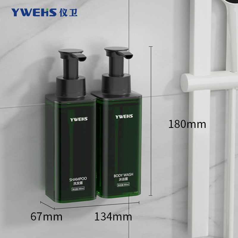 Fali szappanadagoló hotelfürdőhöz – pumpás habadagoló, ABS, 600 g, injektív öntés, könnyű luxus stílus