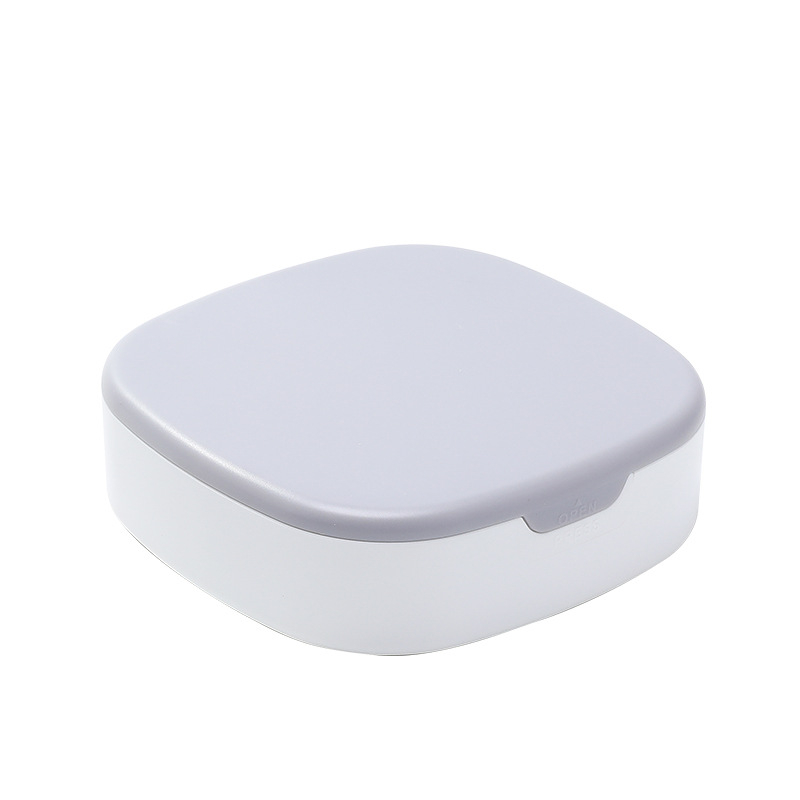 Prijenosna kutija za nakit – plast, kontrastni dizajn, mekana konstrukcija, jednobojni uzorak, idealno za vjenčanja