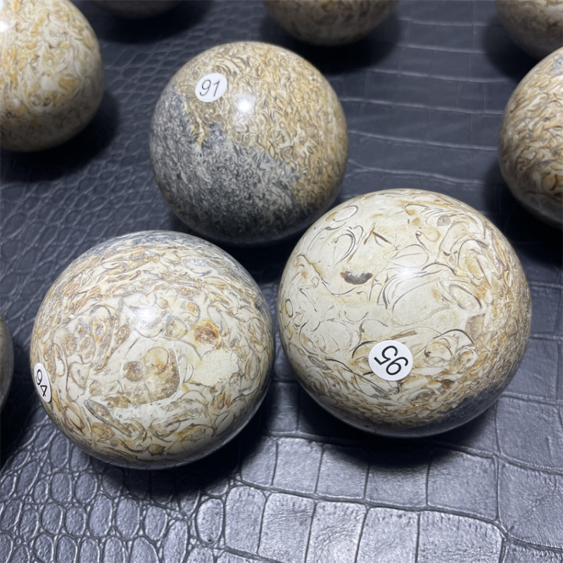 Kristalna kugla od kostiju dinosaura, moderan i jednostavan stil, oblik kugle, materijal: kristal