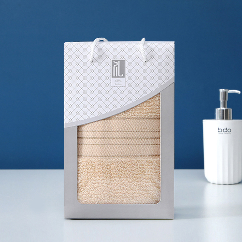 Set darovnih ručnika za lice, 100–120 g/m², 32s vlakno, jednostavno tkanje, 100% pamuk, prilagodljivo