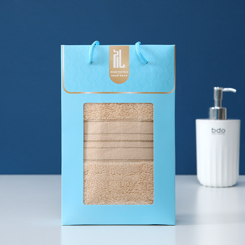 Set darovnih ručnika za lice, 100–120 g/m², 32s vlakno, jednostavno tkanje, 100% pamuk, prilagodljivo