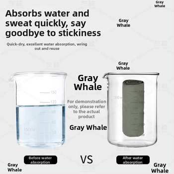 Спортна кърпа от микрофибър – бързосъхнеща, дишаща, преносима, водопоглъщаща 0–5 сек