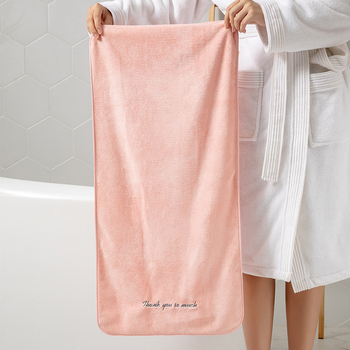 Микрофибърна кърпа за лице с бродирано лого, 130 g/m², полиестерово влакно, бродиране и подгъв