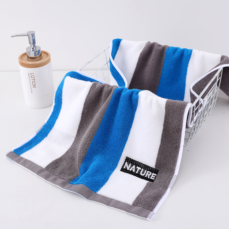 Памучна кърпа за лице, 32 нишки, джакард тъкан, 105 г