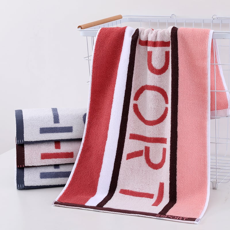 Памучна кърпа за лице, 32 нишки, джакард тъкан, 105 г