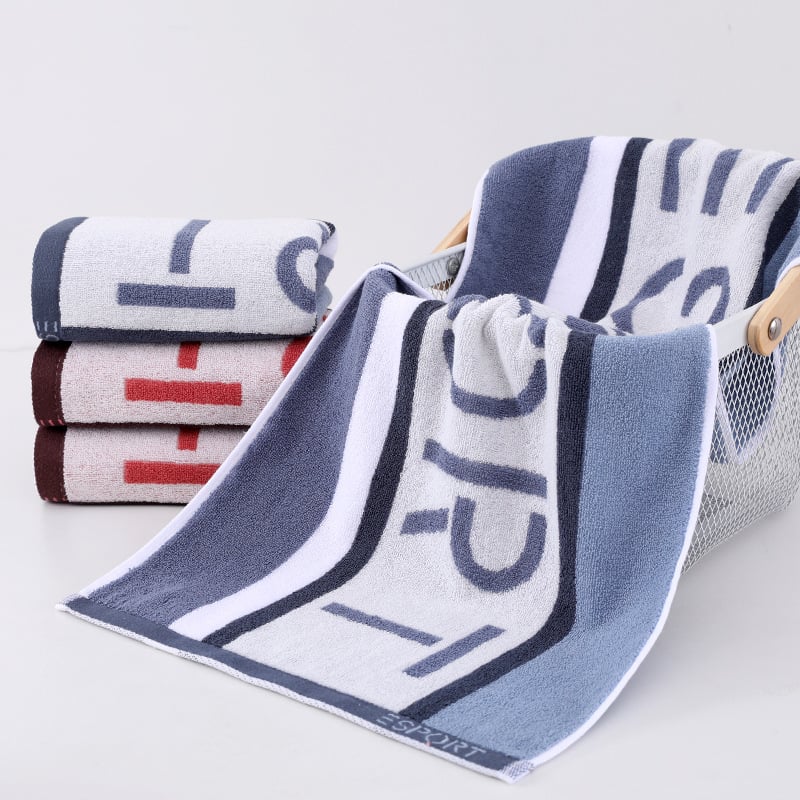 Памучна кърпа за лице, 32 нишки, джакард тъкан, 105 г