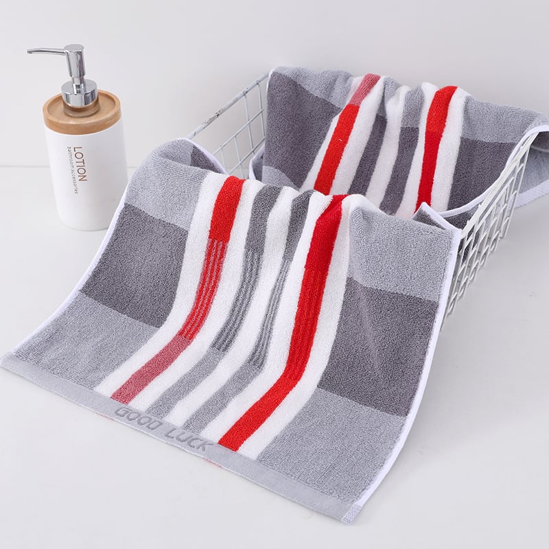 Памучна кърпа за лице, 32 нишки, джакард тъкан, 105 г