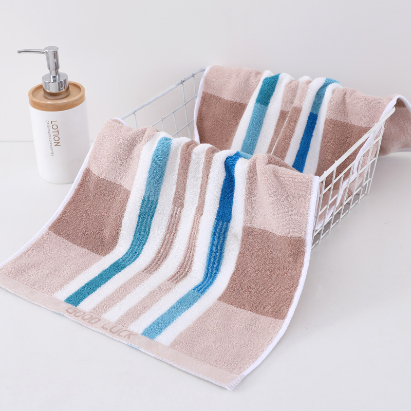 Памучна кърпа за лице, 32 нишки, джакард тъкан, 105 г