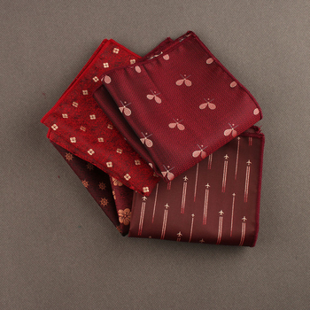 Skyejoan/Skeletron Джобна кърпичка с райе, жакард, полиестерни нишки, Leisure стил