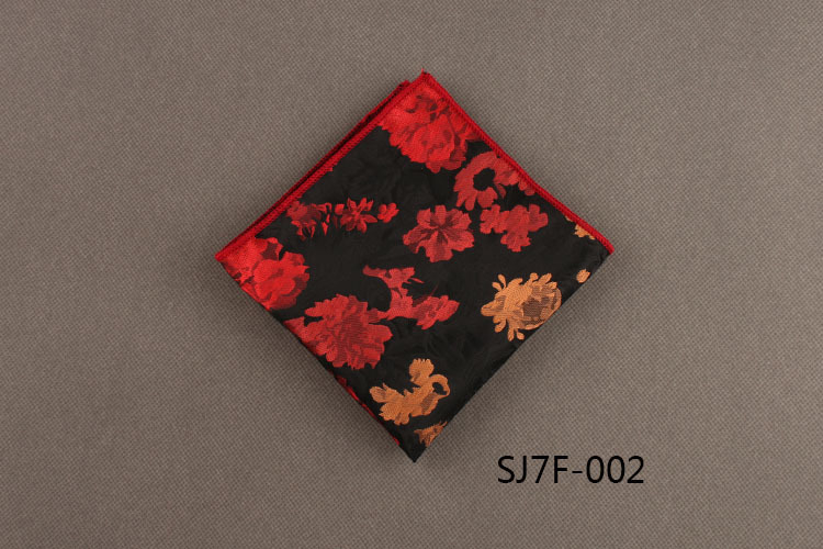 Skyejoan/Skeletron Джобна кърпичка с райе, жакард, полиестерни нишки, Leisure стил