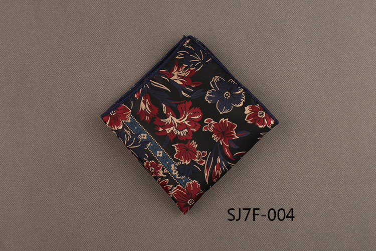 Skyejoan/Skeletron Джобна кърпичка с райе, жакард, полиестерни нишки, Leisure стил