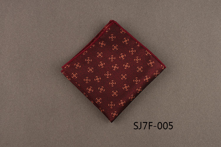 Skyejoan/Skeletron Джобна кърпичка с райе, жакард, полиестерни нишки, Leisure стил