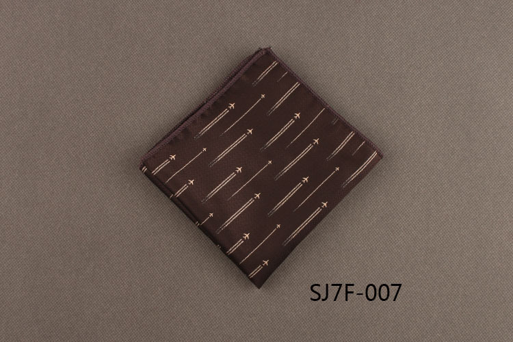 Skyejoan/Skeletron Джобна кърпичка с райе, жакард, полиестерни нишки, Leisure стил