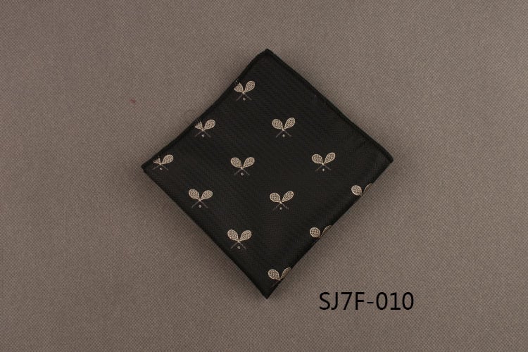 Skyejoan/Skeletron Джобна кърпичка с райе, жакард, полиестерни нишки, Leisure стил