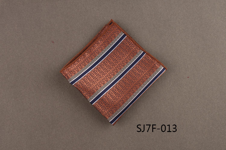 Skyejoan/Skeletron Джобна кърпичка с райе, жакард, полиестерни нишки, Leisure стил