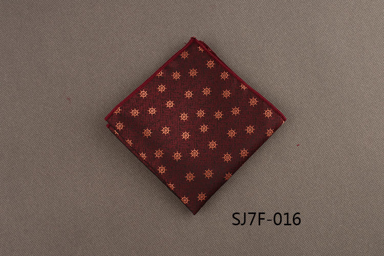 Skyejoan/Skeletron Джобна кърпичка с райе, жакард, полиестерни нишки, Leisure стил