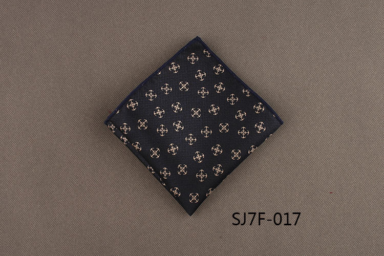 Skyejoan/Skeletron Джобна кърпичка с райе, жакард, полиестерни нишки, Leisure стил