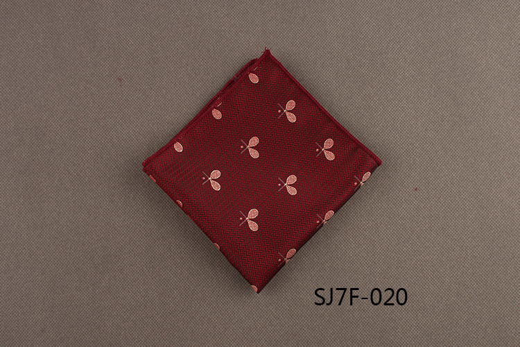 Skyejoan/Skeletron Джобна кърпичка с райе, жакард, полиестерни нишки, Leisure стил