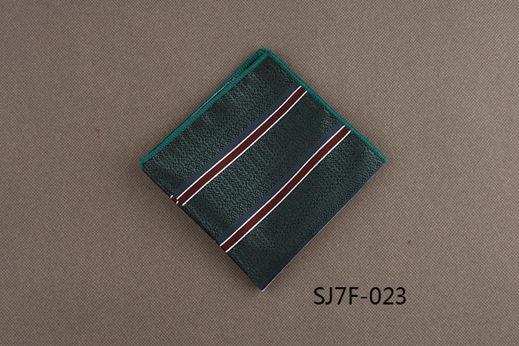 Skyejoan/Skeletron Джобна кърпичка с райе, жакард, полиестерни нишки, Leisure стил