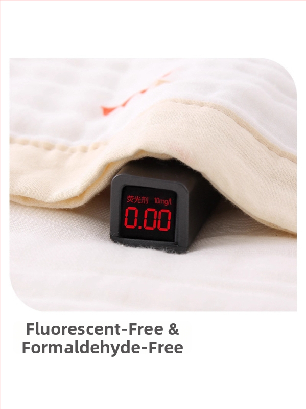 Zīdaiņu vannas dvielis - sešu slāņu gāze, 100% kokvilna, zīdaiņiem 0–1 gads, dzīvnieku raksts