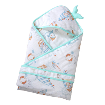 Apskāršanās sega no bambusa šķiedras zīdaiņiem — raksti: dzīvnieki, svītras, rūtains, multfilma; piemērots vasarai, pavasarim un rudenim; zīdaiņiem un maziem bērniem