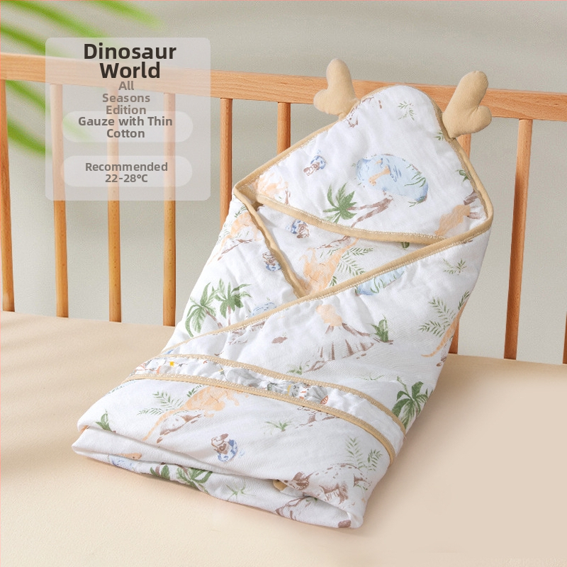 Apskāršanās sega no bambusa šķiedras zīdaiņiem — raksti: dzīvnieki, svītras, rūtains, multfilma; piemērots vasarai, pavasarim un rudenim; zīdaiņiem un maziem bērniem