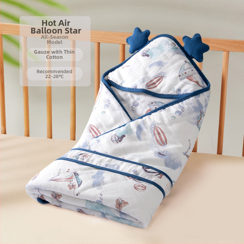 Apskāršanās sega no bambusa šķiedras zīdaiņiem — raksti: dzīvnieki, svītras, rūtains, multfilma; piemērots vasarai, pavasarim un rudenim; zīdaiņiem un maziem bērniem