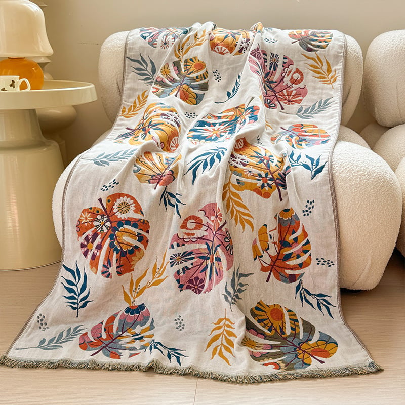 Kupaći ručnik od 100% pamuka s jacquard uzorkom, resice, težina 400–500 g, višenamjensko pokrivalo za rame