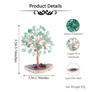 Čakras septiņu agatīta akmeņu koka pamats ar vadu; pulvera kristāls; dabīgs materiāls; dabīga virsma; mūsdienīgs minimālisma stils; 55 g