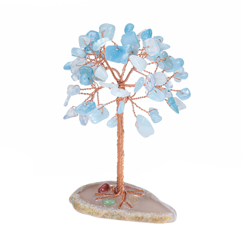 Čakras septiņu agatīta akmeņu koka pamats ar vadu; pulvera kristāls; dabīgs materiāls; dabīga virsma; mūsdienīgs minimālisma stils; 55 g