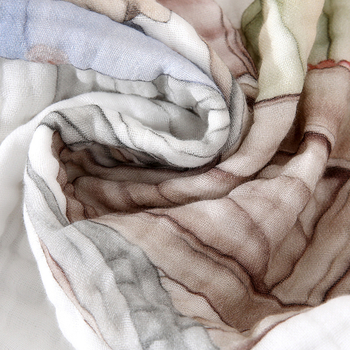 Kyomian vannas dvielis, no tīras kokvilnas, zīdaiņiem, dzīvnieku/karikatūru raksts, 2025. gada pavasara izlaidums